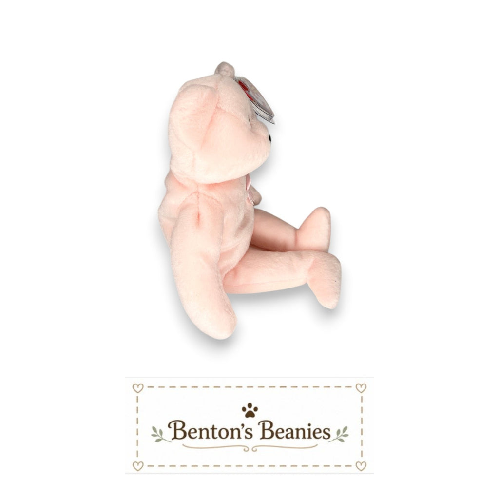 Cure the Bear TY Beanie Baby | Mint Heart & Tush Tag