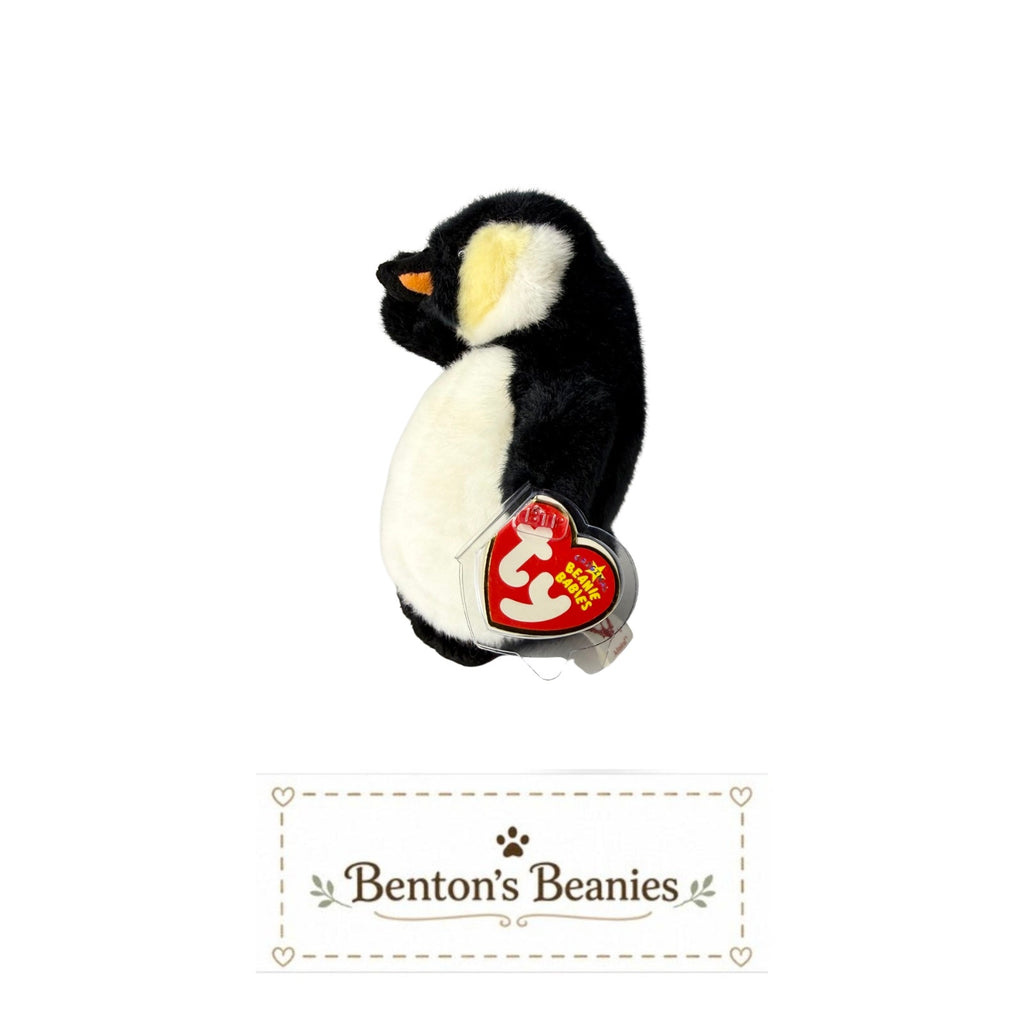 Admiral the Penguin TY Beanie Baby | Mint Heart & Tush Tag