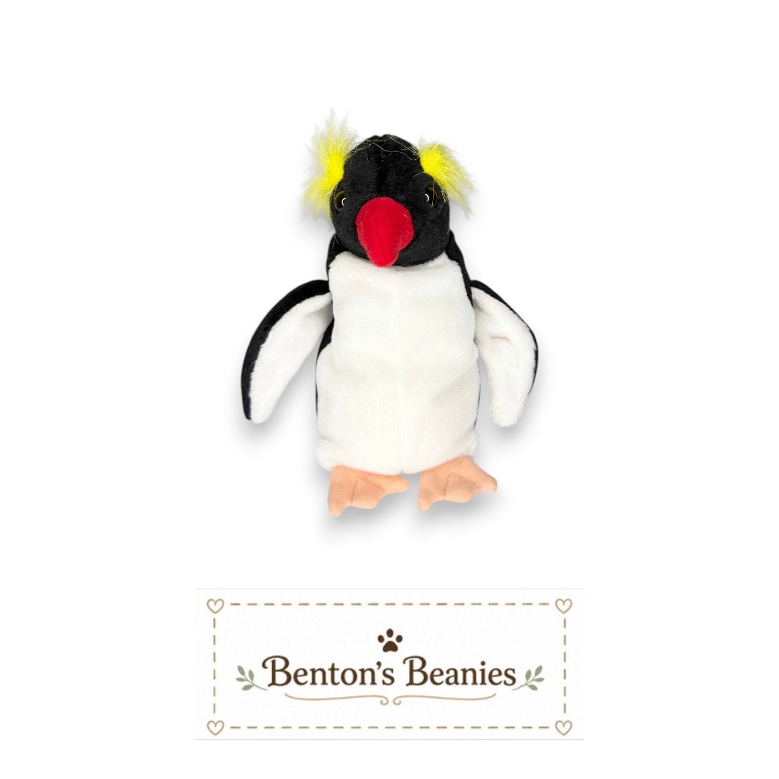 Frigid the Penguin TY Beanie Baby | Mint Heart & Tush Tag