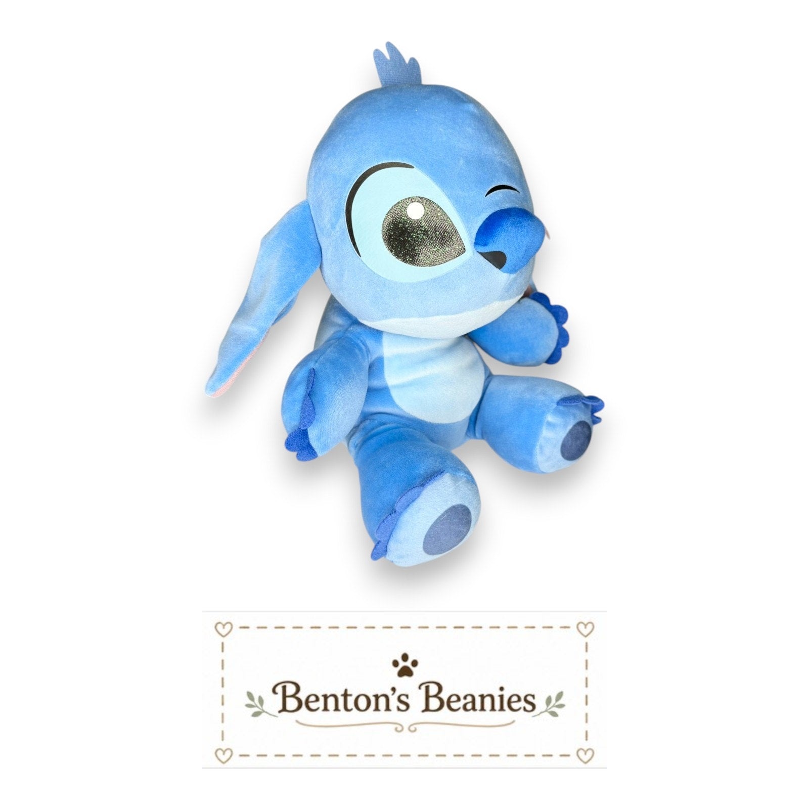 Stitch TY Disney Beanie Buddies | Mint Heart & Tush Tags