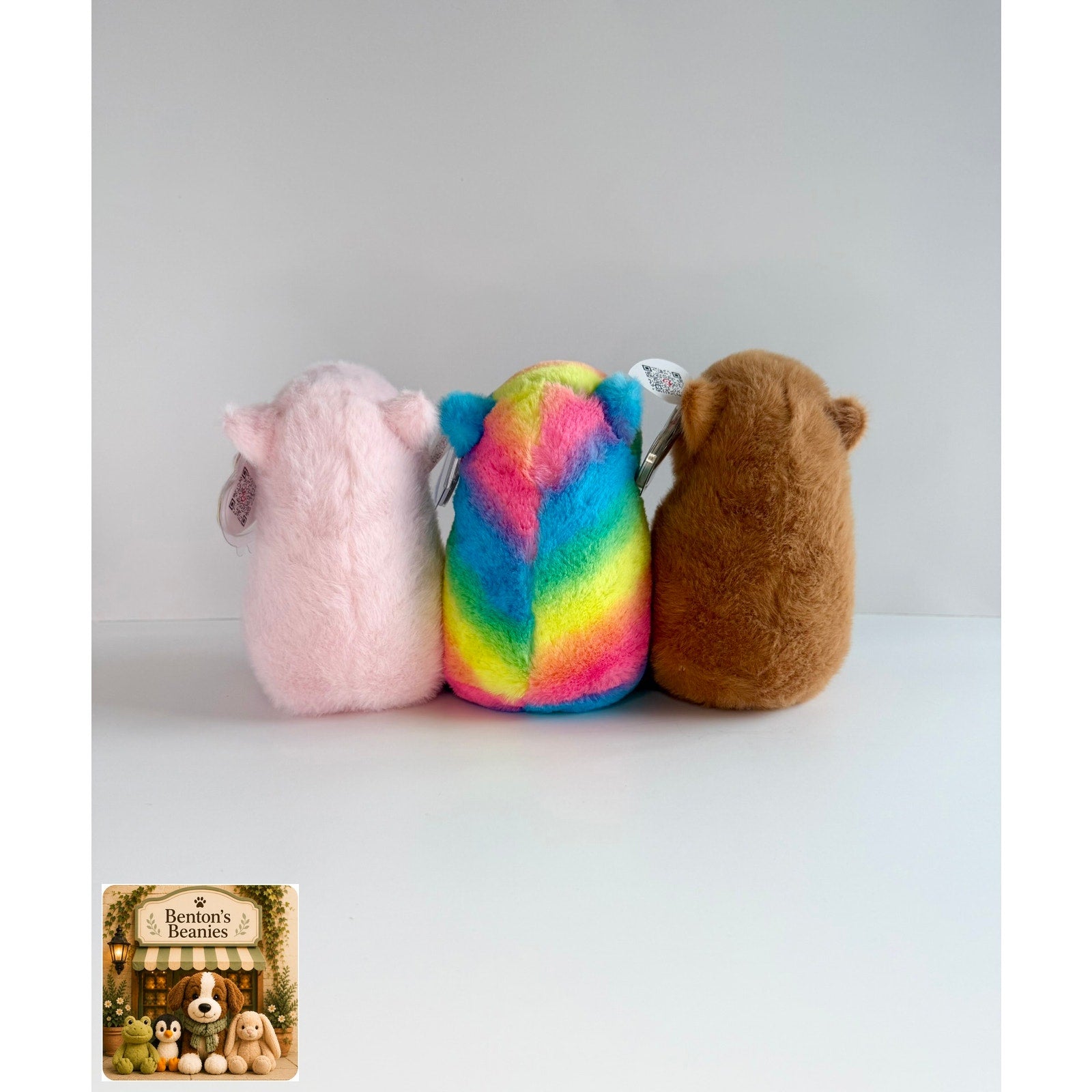Petal, Savanna, & Mocha the Capybaras | TY Beanie Babies NEW