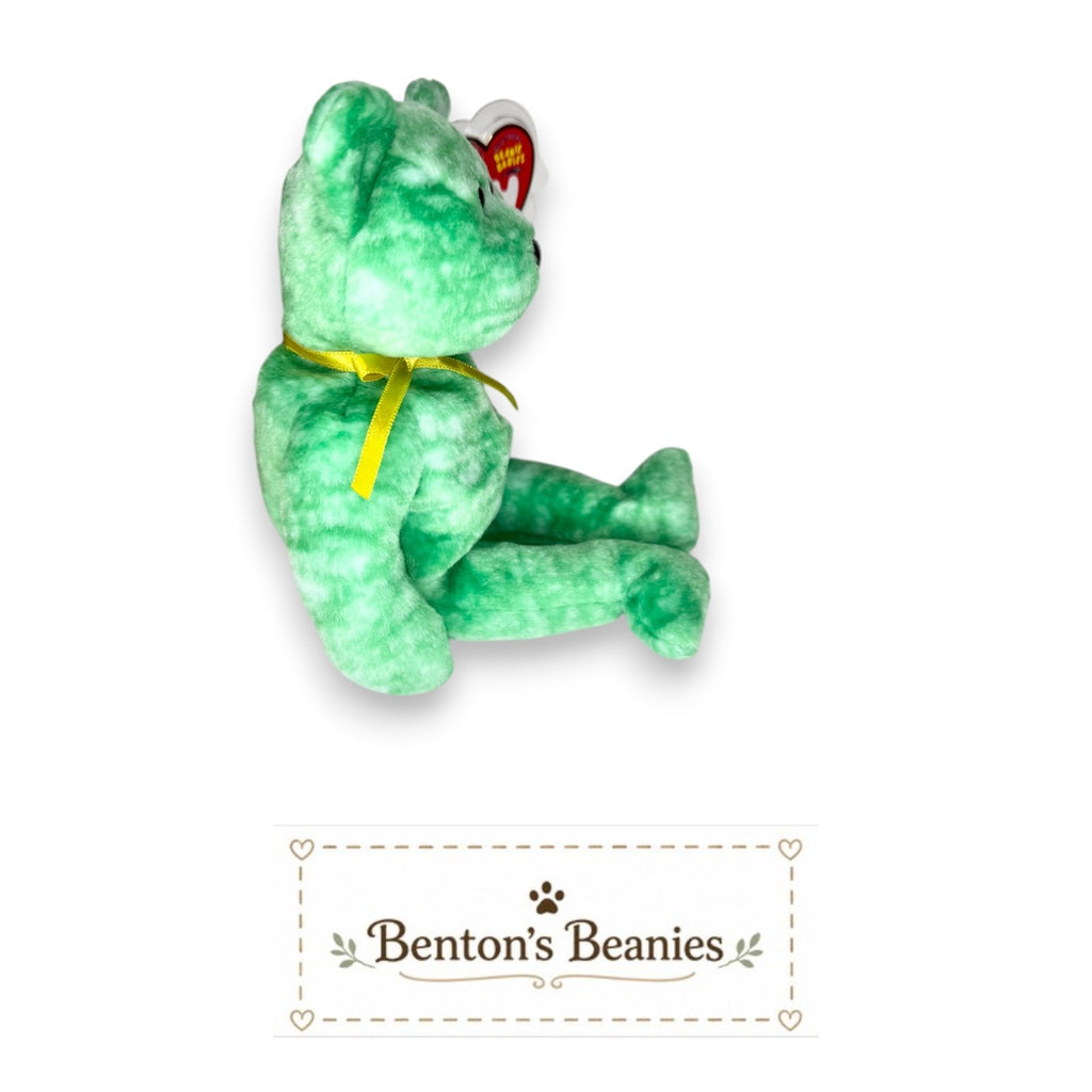 Killarney the Bear TY Beanie Baby | Mint Heart & Tush Tag
