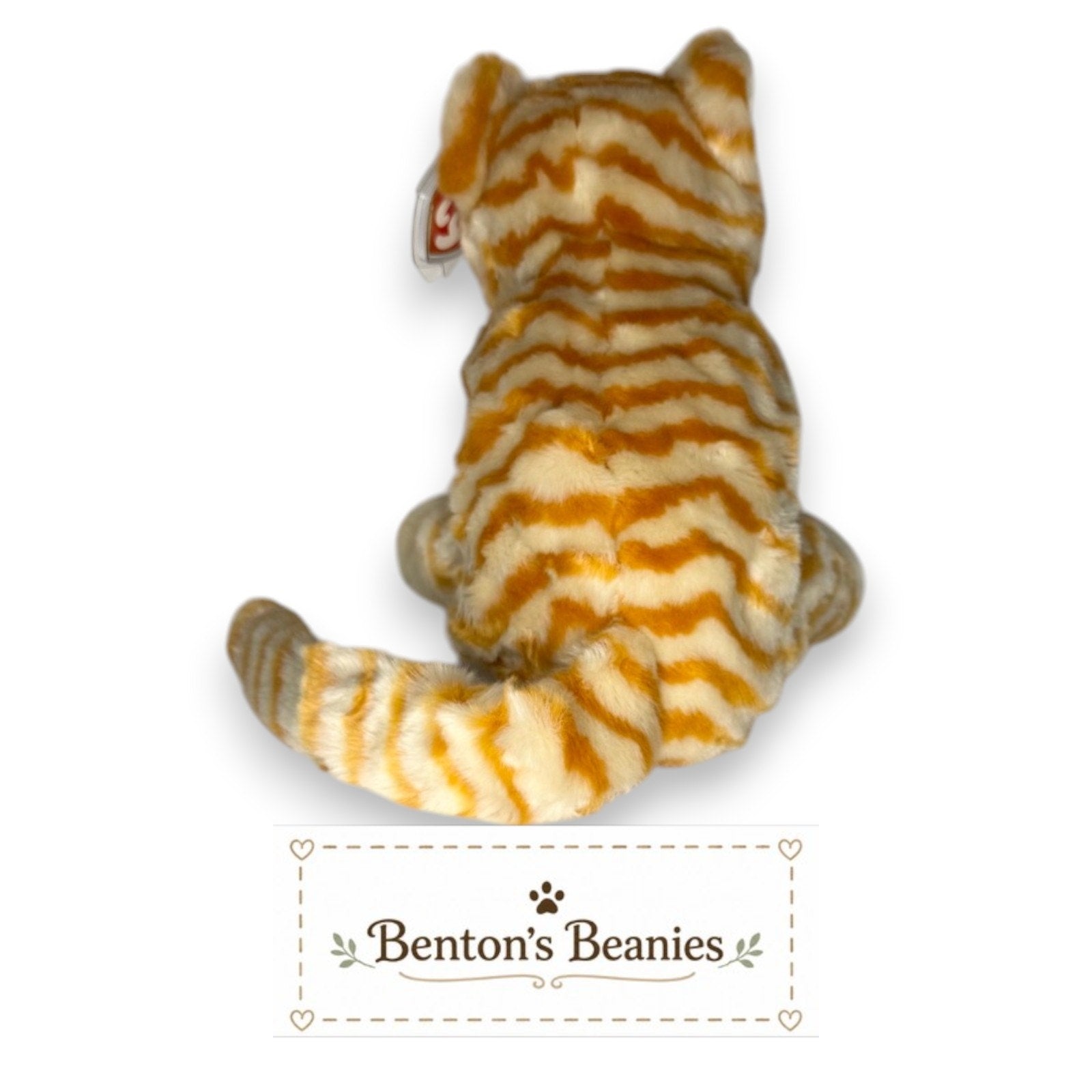 Amber the Cat TY Beanie Buddies | Mint Heart & Tush Tags