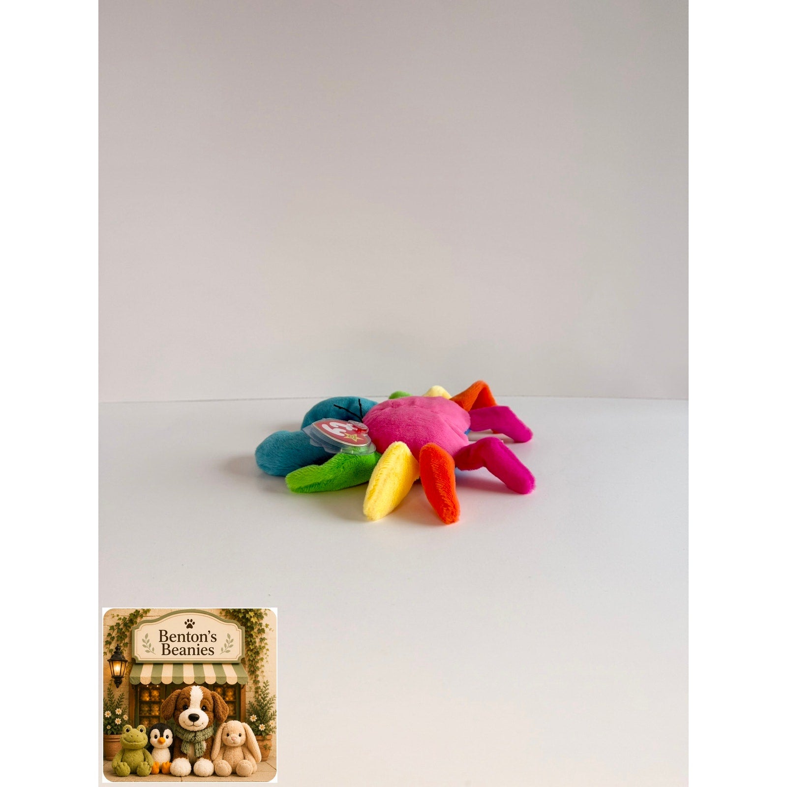 Scuttle the Crab TY Beanie Baby | Mint Heart & Tush Tag
