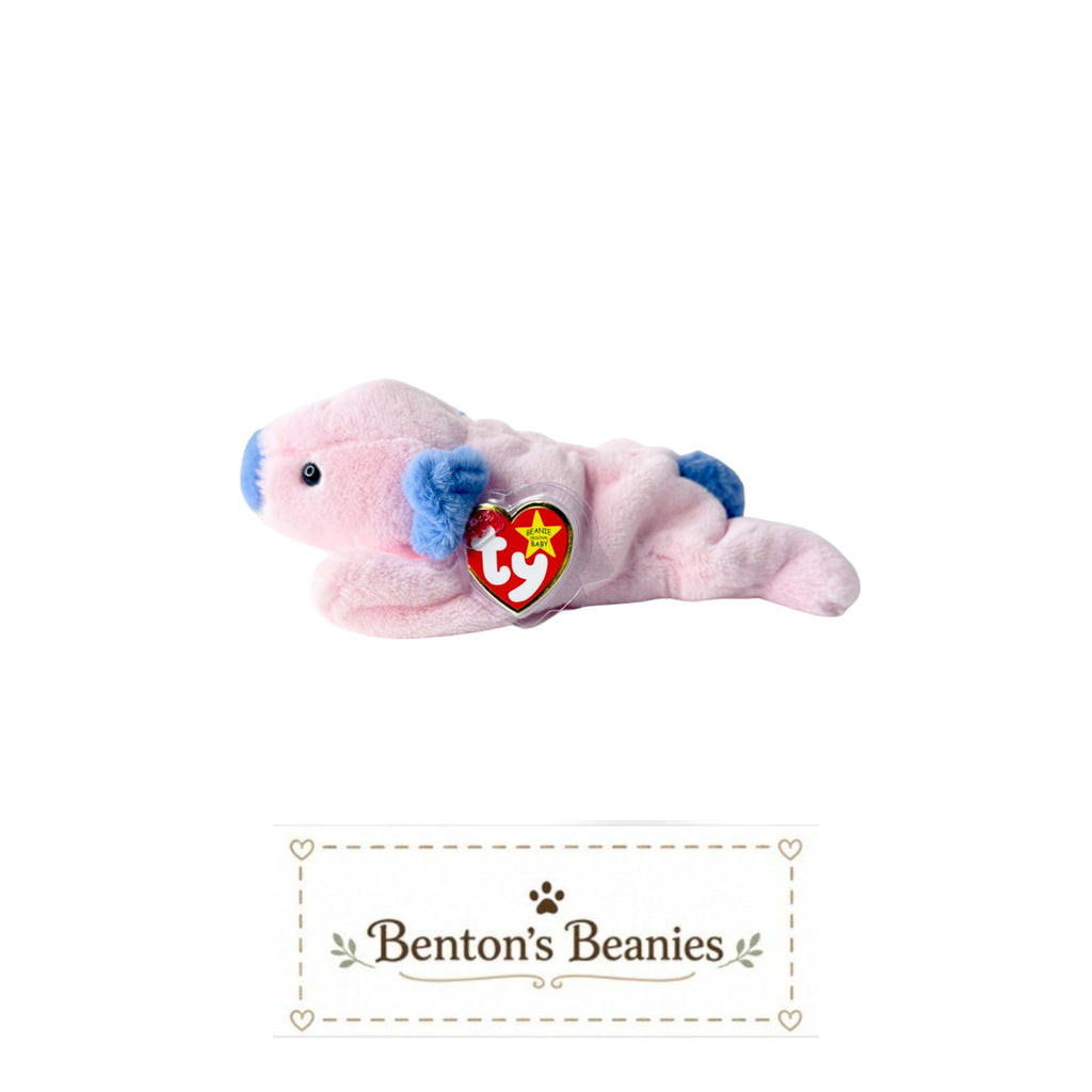 Squealer II the Pig TY Beanie Baby | Mint Heart & Tush Tag