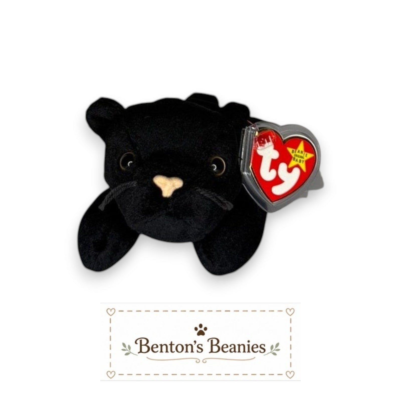 Velvet the Black Panther TY Beanie Baby | Mint Tags