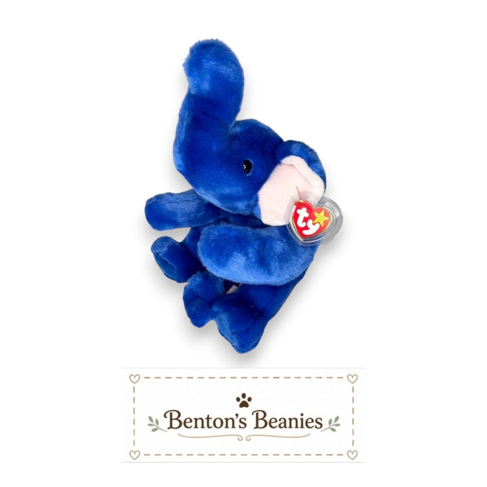 Peanut the Elephant TY Beanie Buddies | Mint Tags