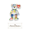 Clubby VI Rainbow TY Beanie Baby | Mint Heart & Tush Tag