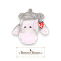 Happy the Hippo TY Beanie Buddies | Mint Heart & Tush Tags