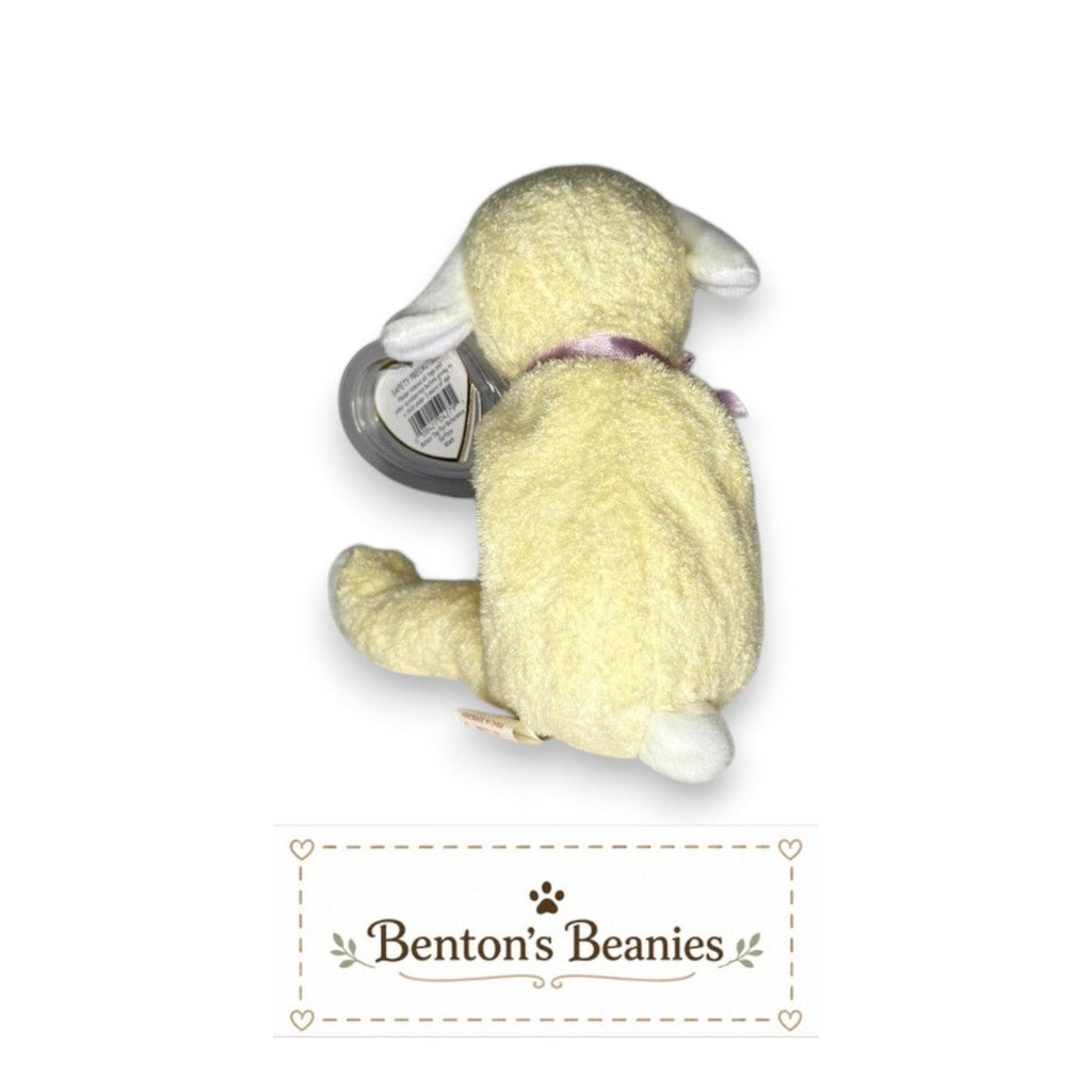 Fleecie the Lamb TY Beanie Baby | Mint Heart & Tush Tags