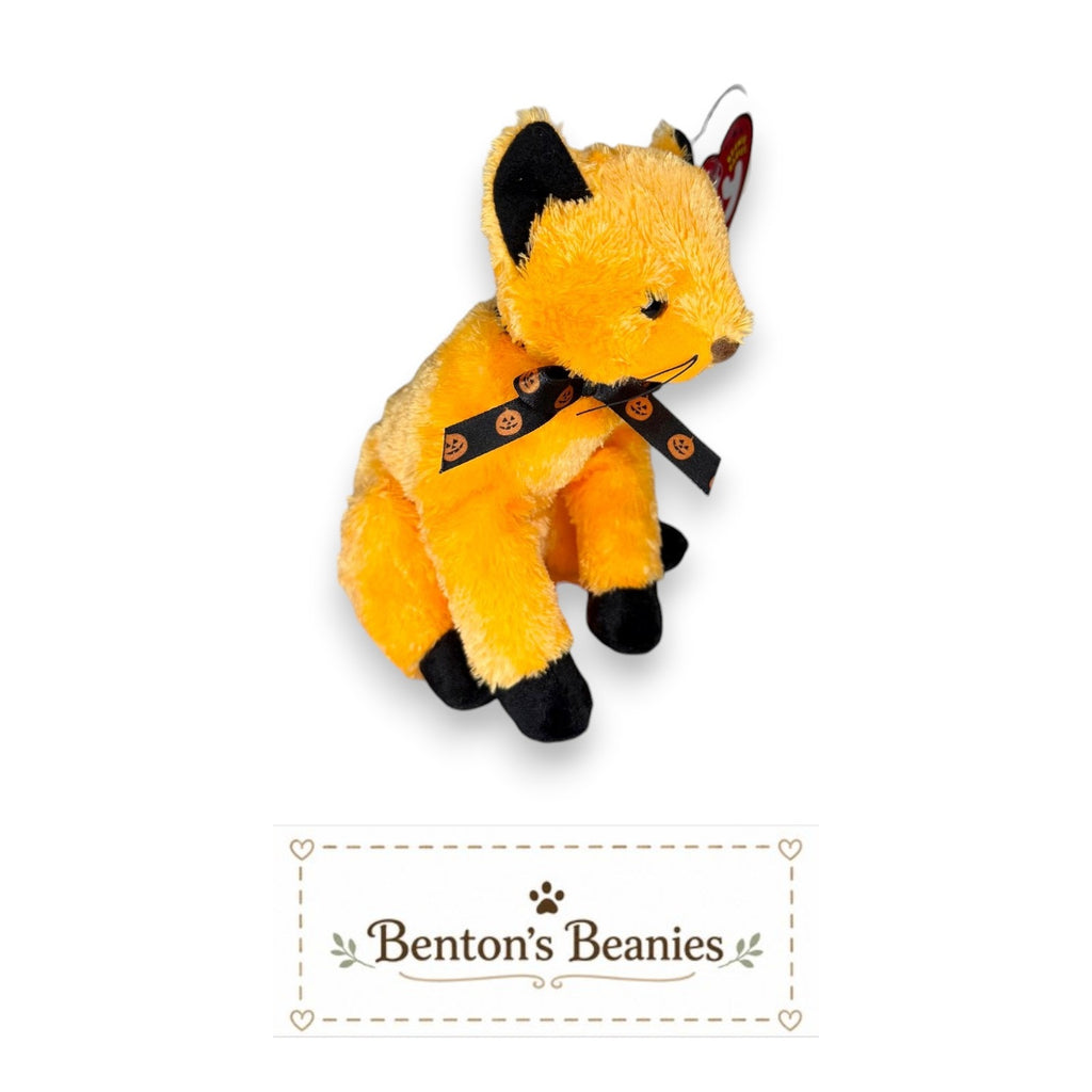 Scared-e the Cat TY Beanie Baby | Mint Heart Tag