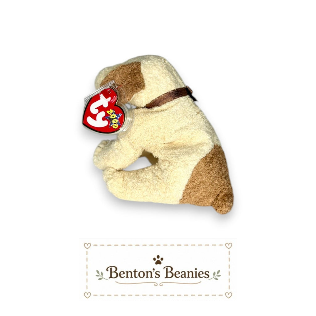 Rufus the Dog TY Beanie Baby | Mint Heart & Tush Tag