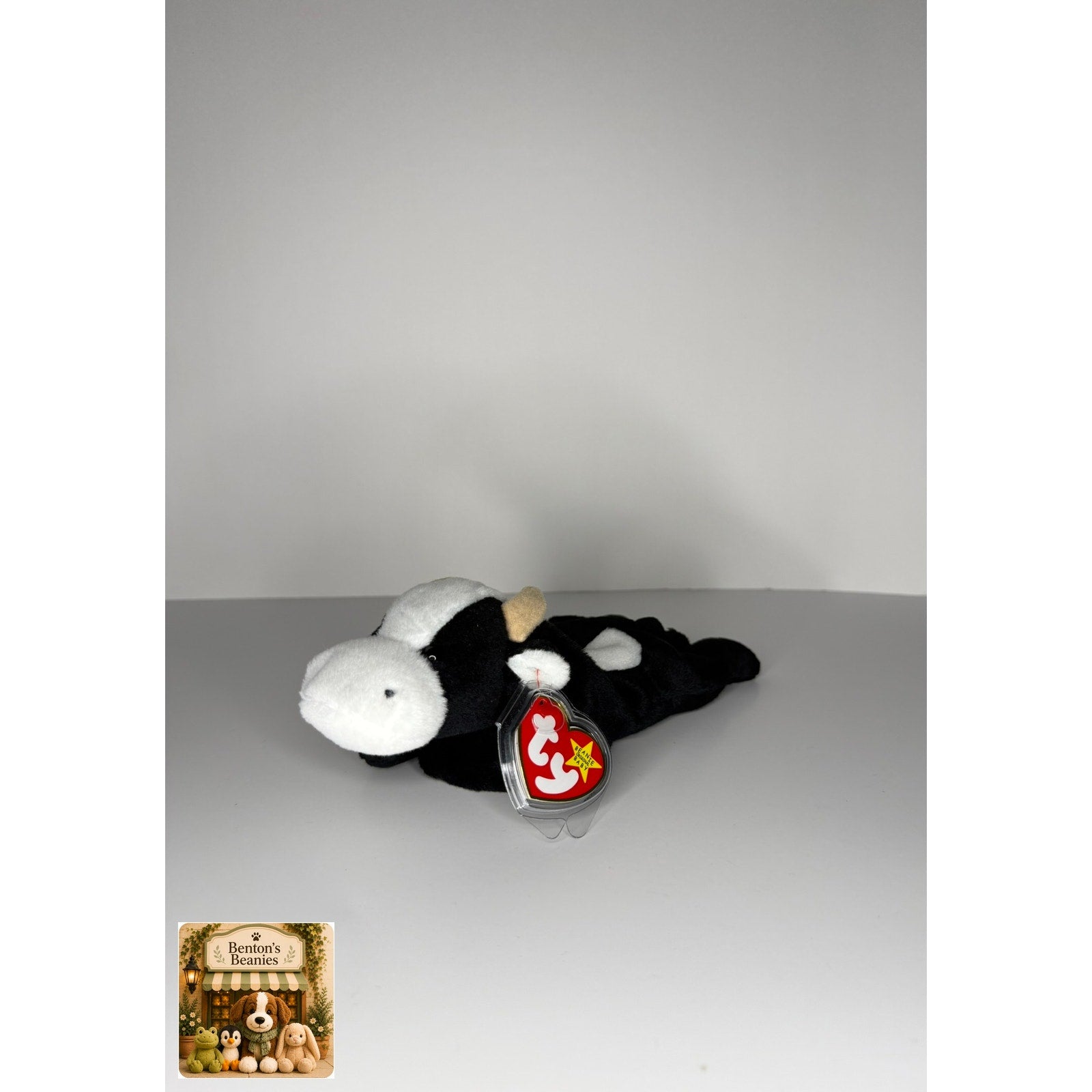 Daisy the Cow TY Beanie Baby | Mint Heart/Tush Tag