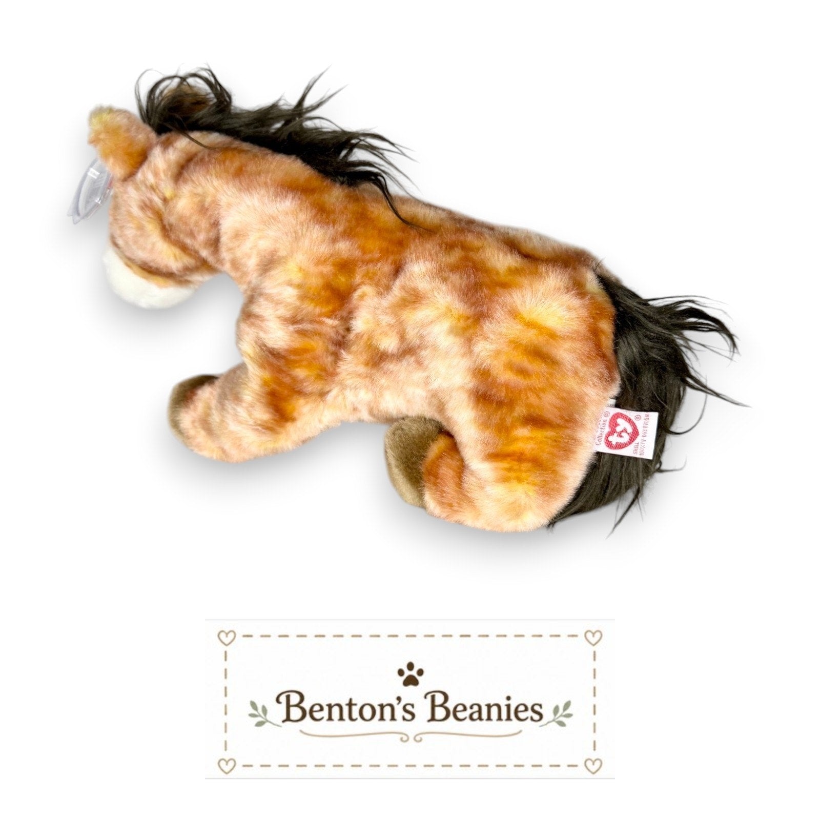 Oats the Horse TY Beanie Buddies | Mint Heart & Tush Tags