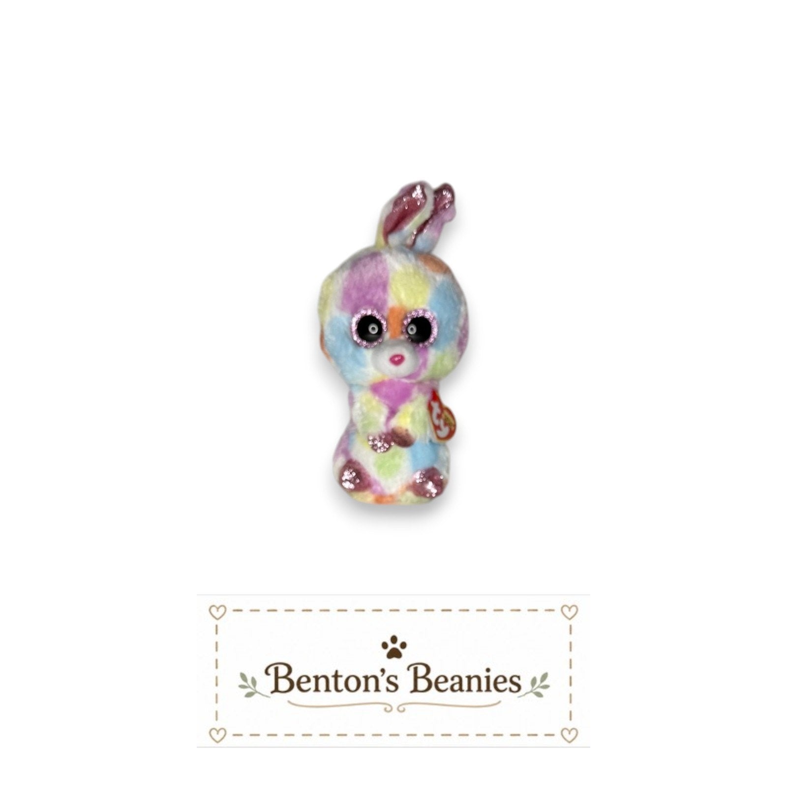 Bloomy the Bunny TY Beanie Boo | Mint Heart Tags