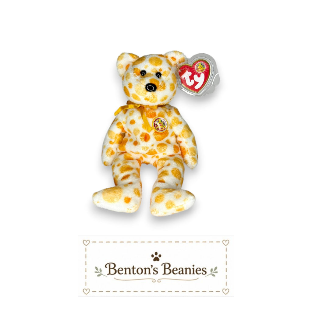 Alani the Bear TY Beanie Baby | Mint Heart & Tush Tag