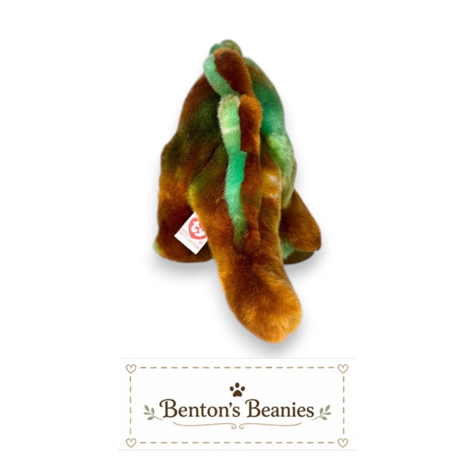Steg the Stegosaurus/Dinosaur TY Beanie Buddies | Mint Tags