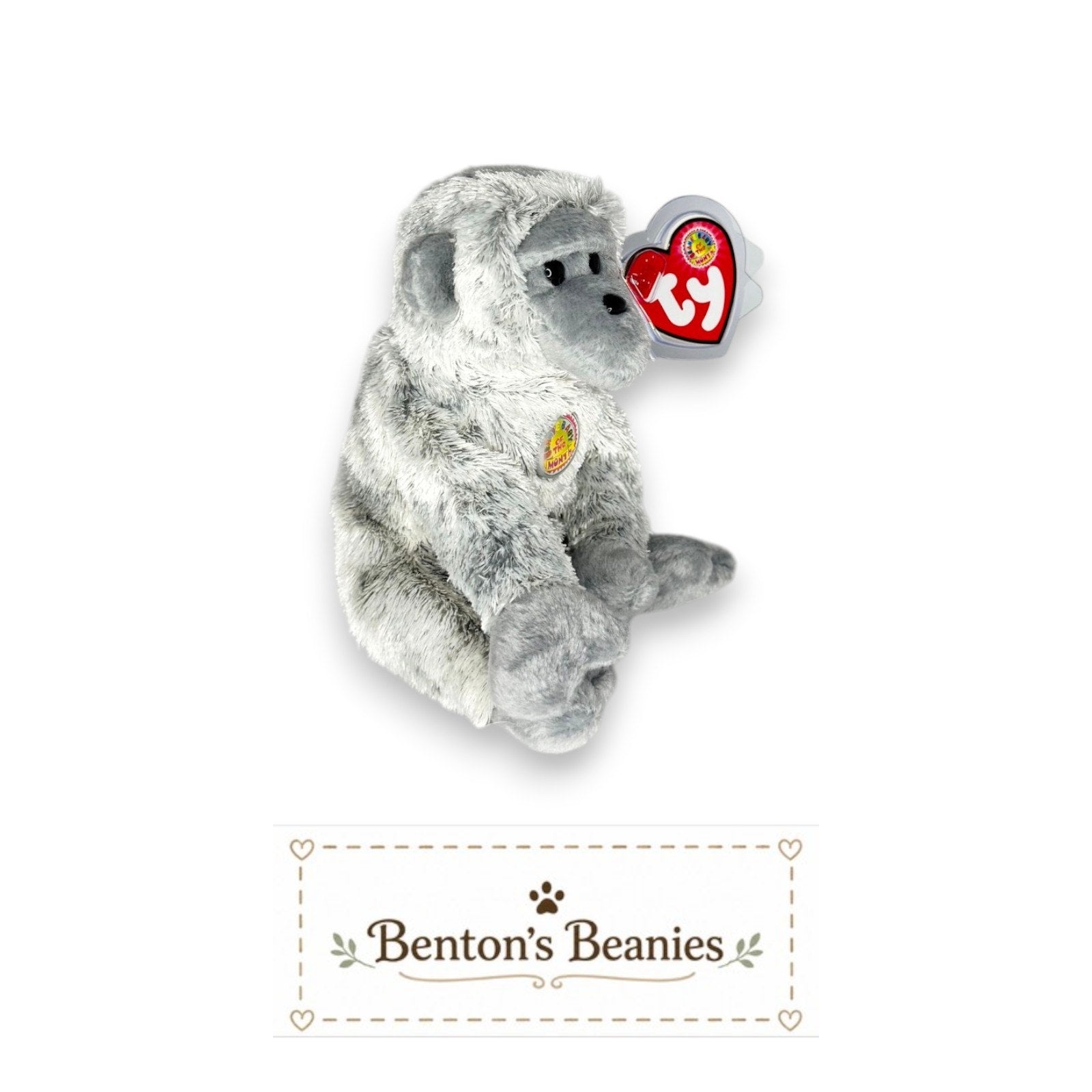 Virunga the Gorilla TY Beanie Baby | Mint Tags