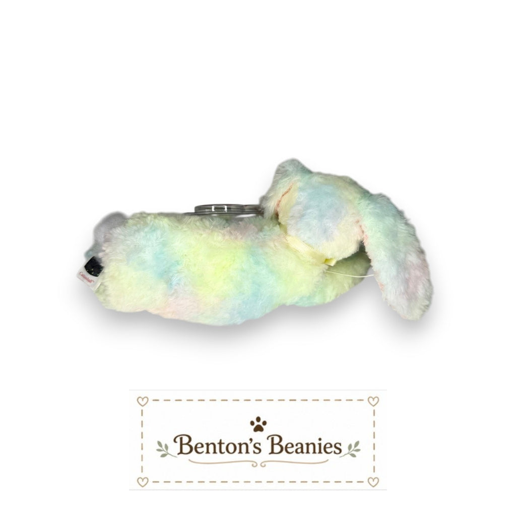 Cottonball the Rabbit TY Beanie Baby | Mint Heart & Tush Tag