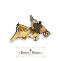 Swoop the Pterodactyl TY Beanie Baby | Mint Heart & Tush Tag