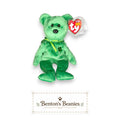 Dublin the Bear TY Beanie Baby | Mint Heart & Tush Tag