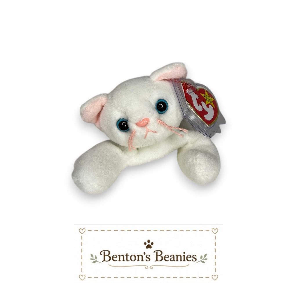 Flip the Cat TY Beanie Baby | Mint Heart & Tush Tag