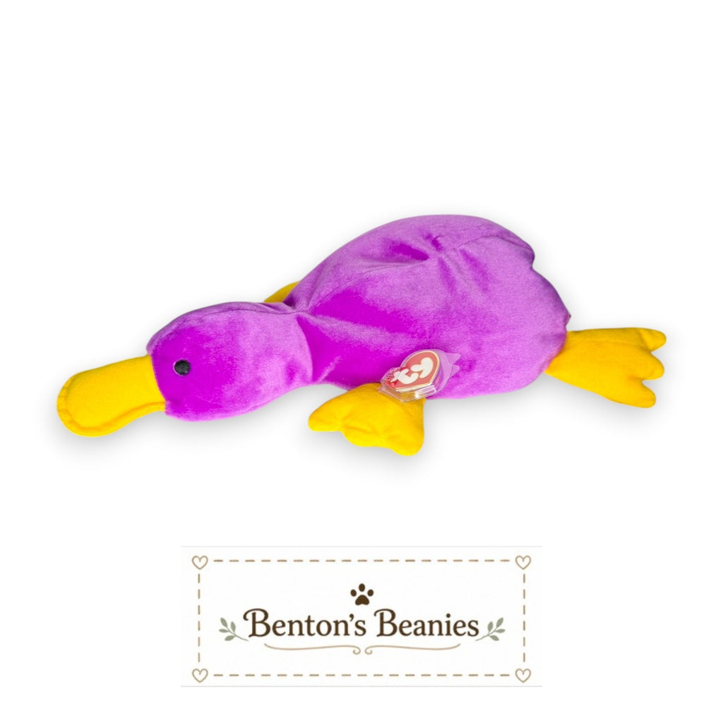 Paddles the Platypus TY Pillow Pal | Mint Heart & Tush Tag