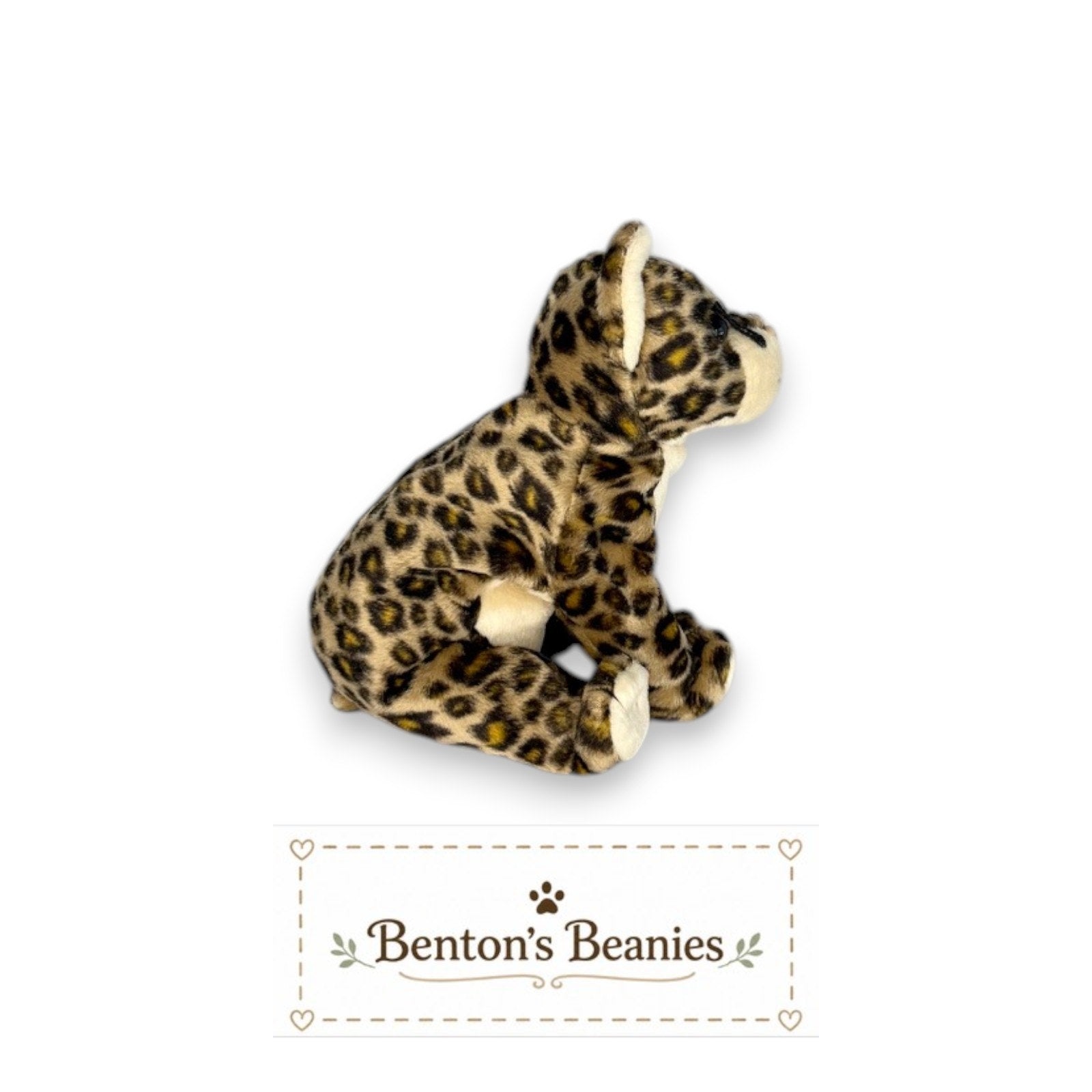 Sneaky the Leopard TY Beanie Baby | Mint Heart & Tush Tag