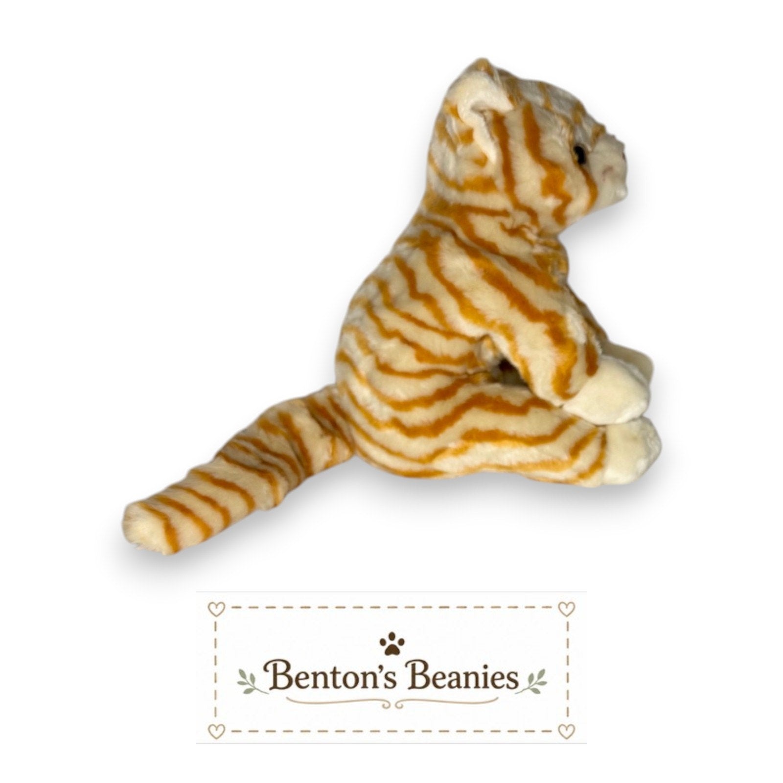 Amber the Cat TY Beanie Buddies | Mint Heart & Tush Tags