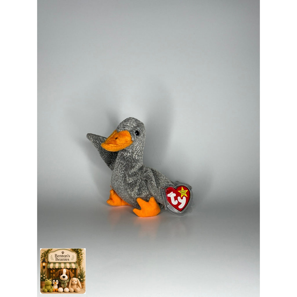 Honks the Goose TY Beanie Baby | Mint Heart & Tush Tag