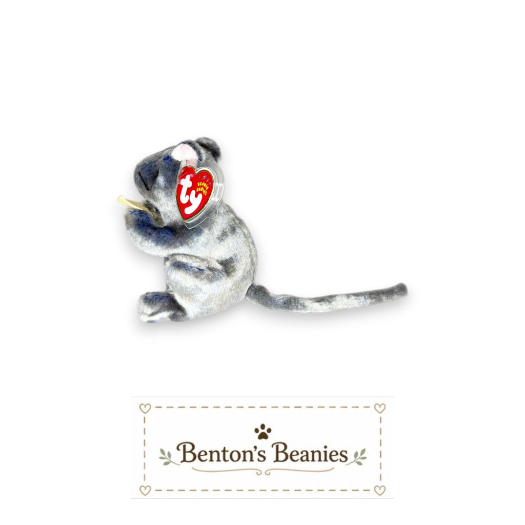 Cheddar the Mouse TY Beanie Baby | Mint Tags