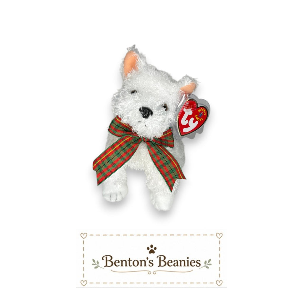 Kirby the Dog TY Beanie Baby | Mint Heart & Tush Tag
