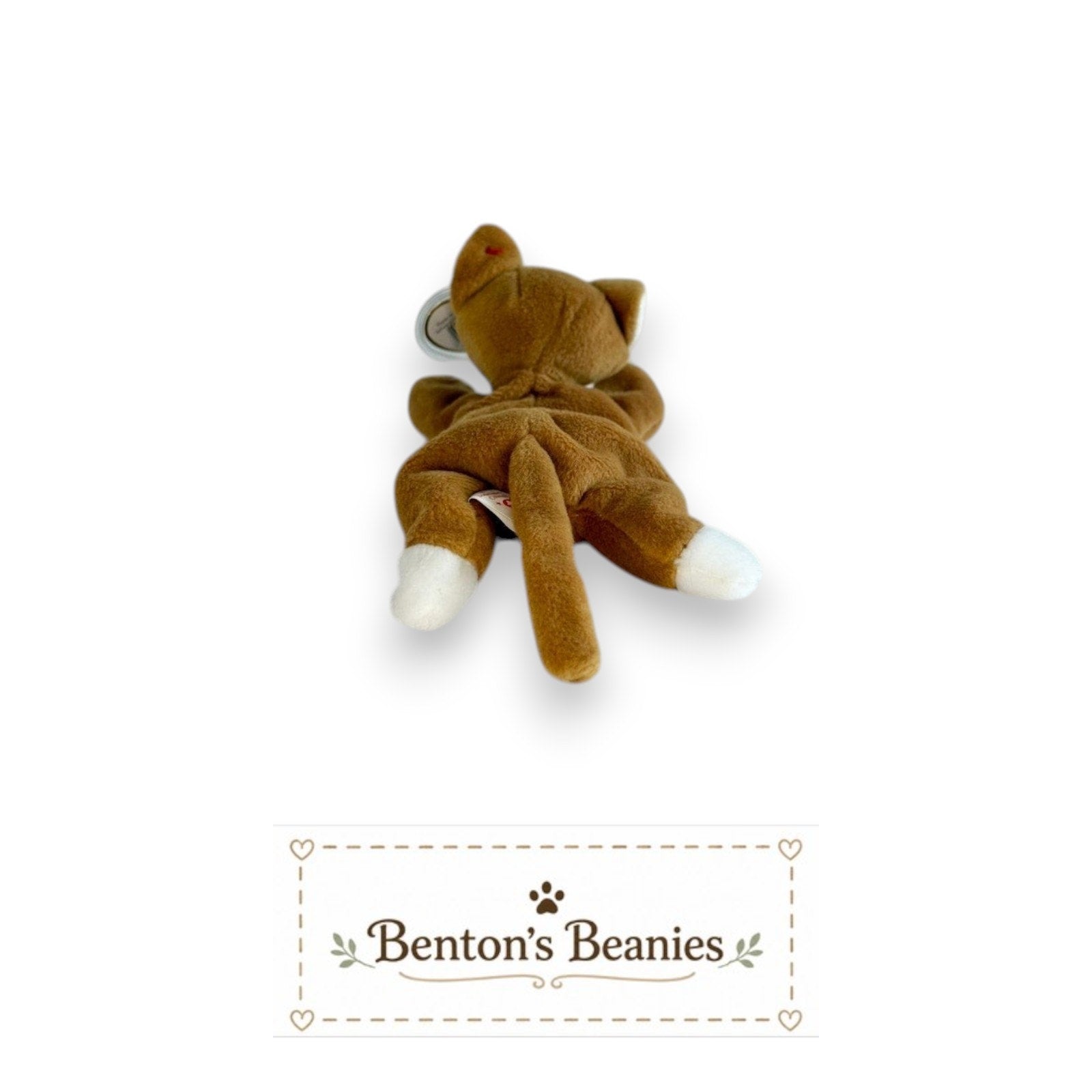 Nip the Cat TY Beanie Baby | Mint Heart & Tush Tags