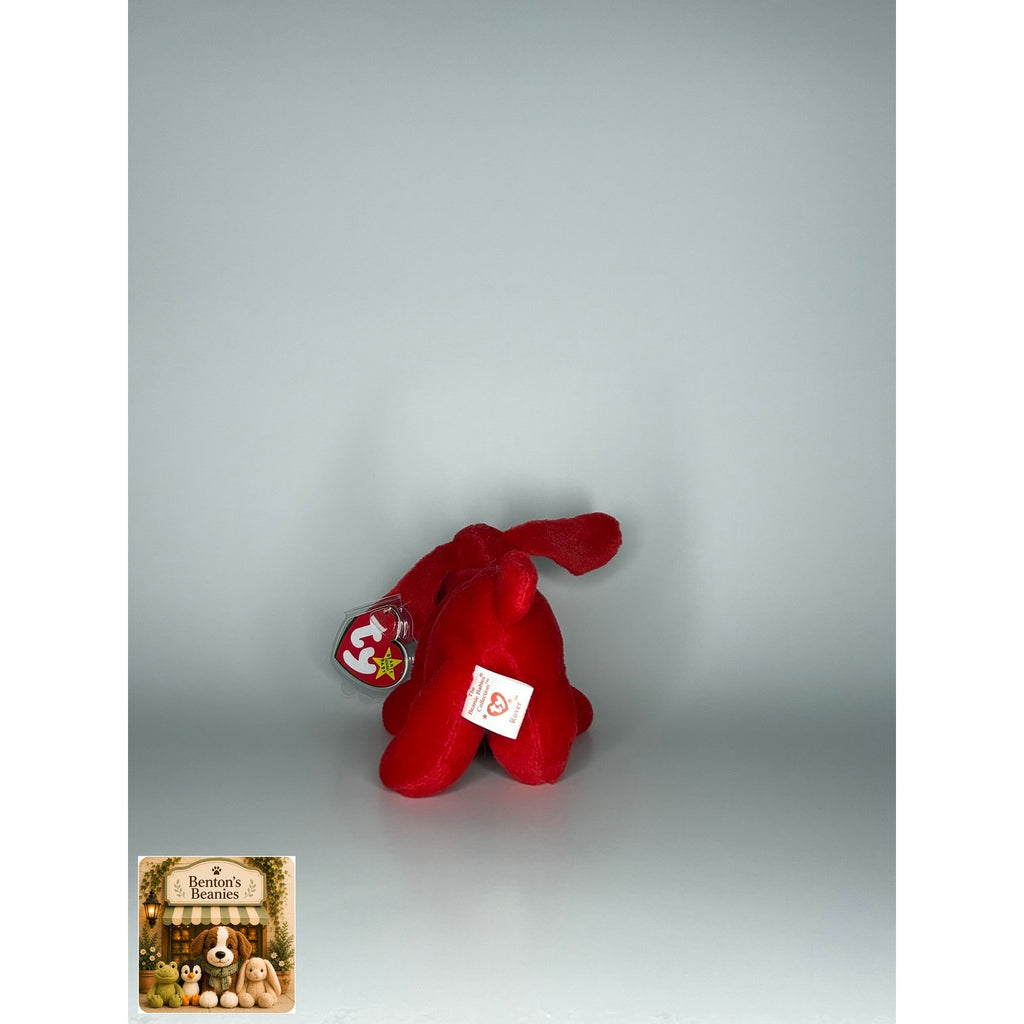 Rover the Dog TY Beanie Baby | Mint Heart & Tush Tag