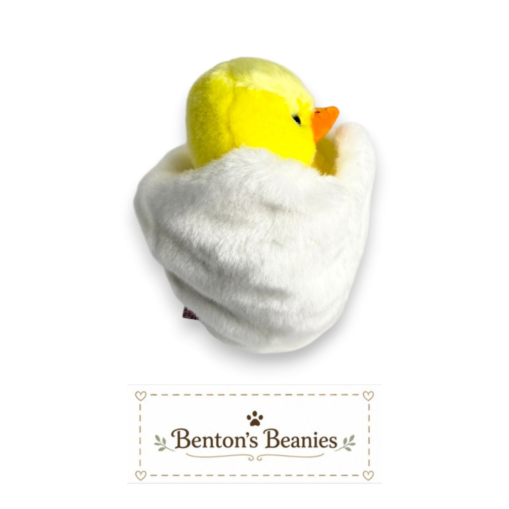 Eggbert the Chick TY Beanie Buddies | Mint Heart & Tush Tags