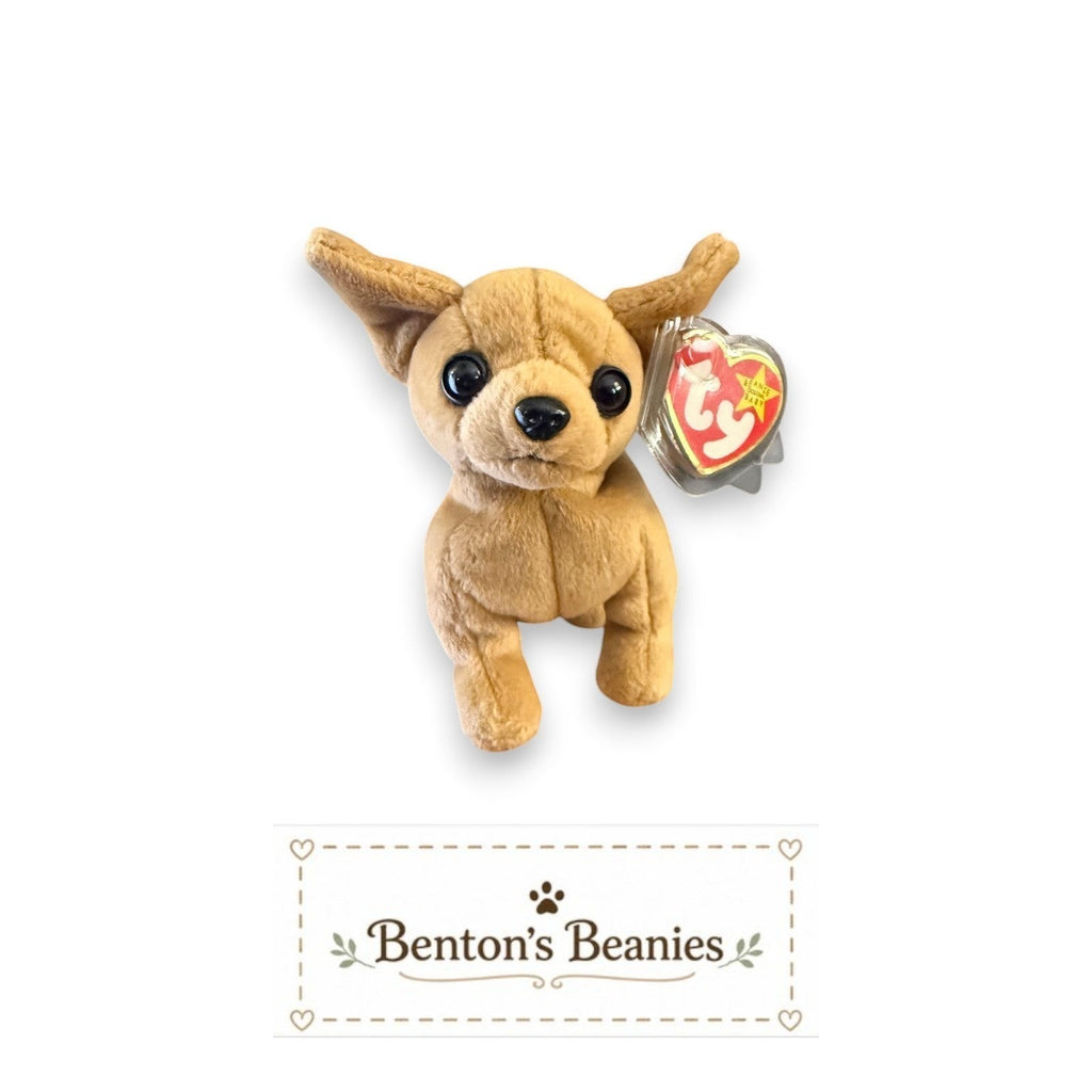 Tiny The Chihuahua TY Beanie Baby | Mint Heart & Tush Tag