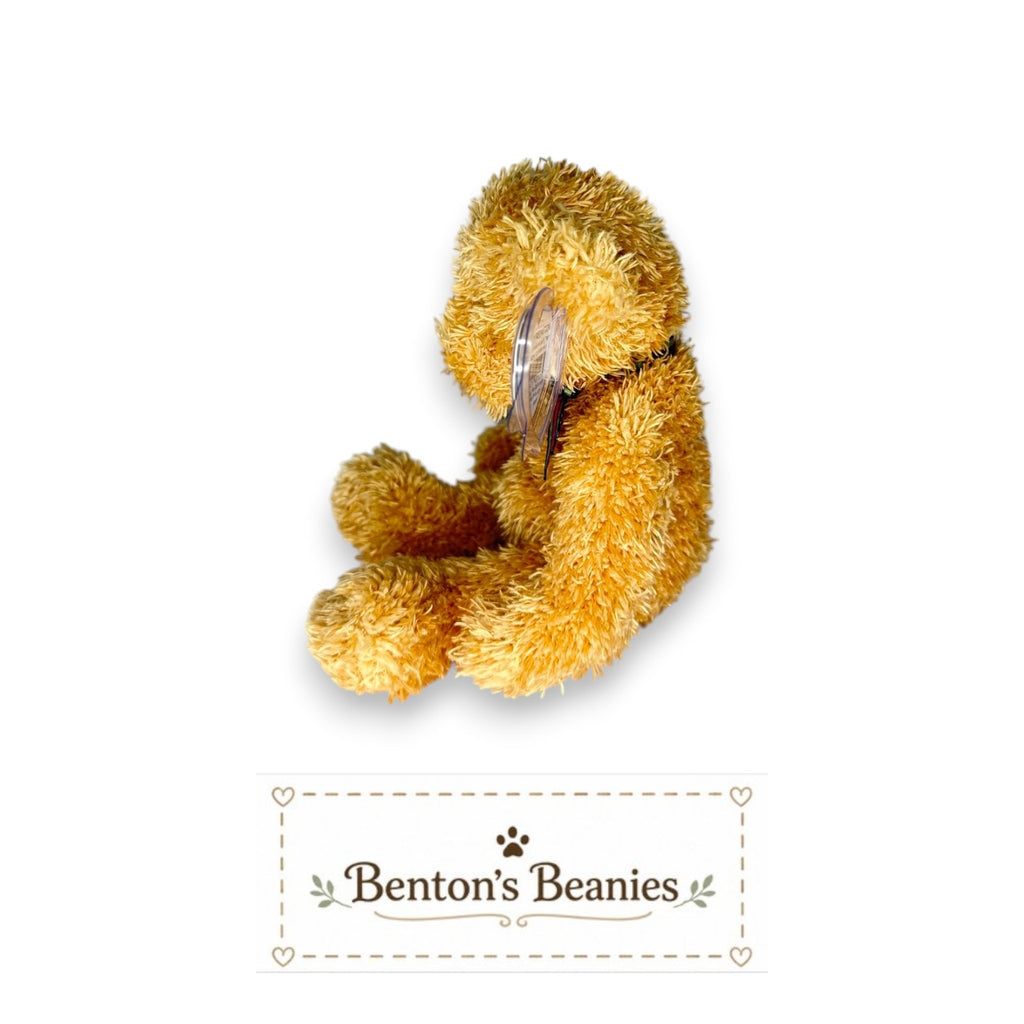 Huntley the Bear TY Beanie Baby | Mint Heart & Tush Tag