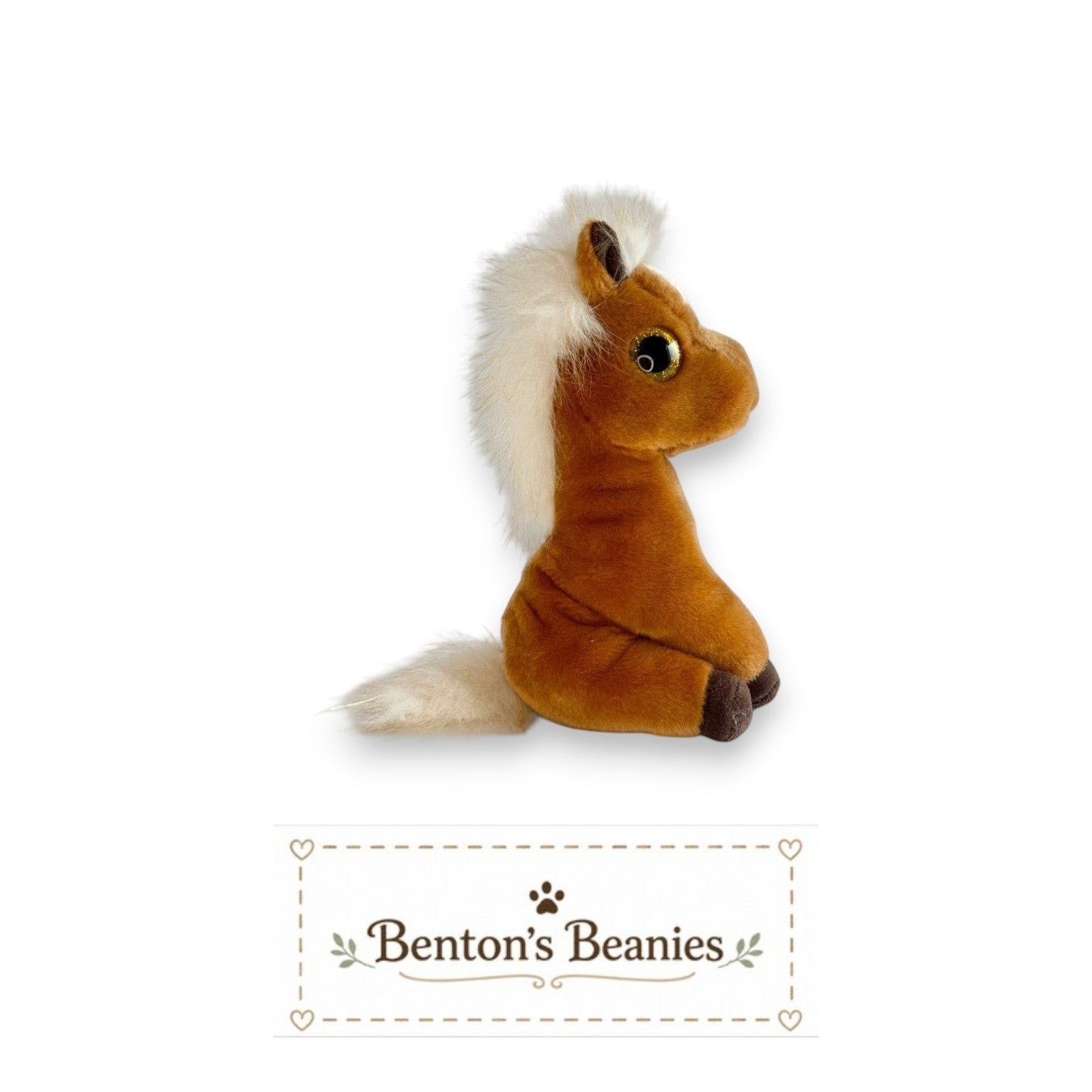 Morty the Horse TY Beanie Baby | Mint Heart & Tush Tafg