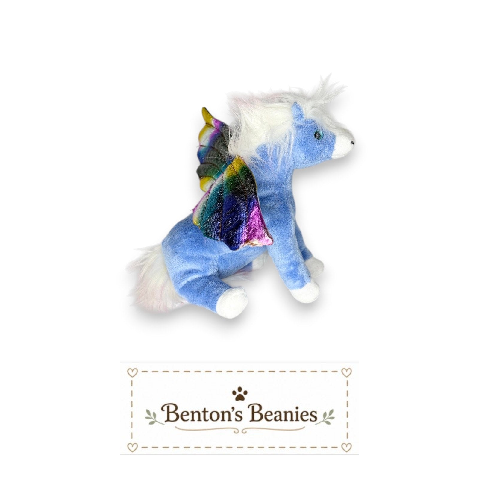 Pegasus the Winged Horse TY Beanie Baby | Mint Tags