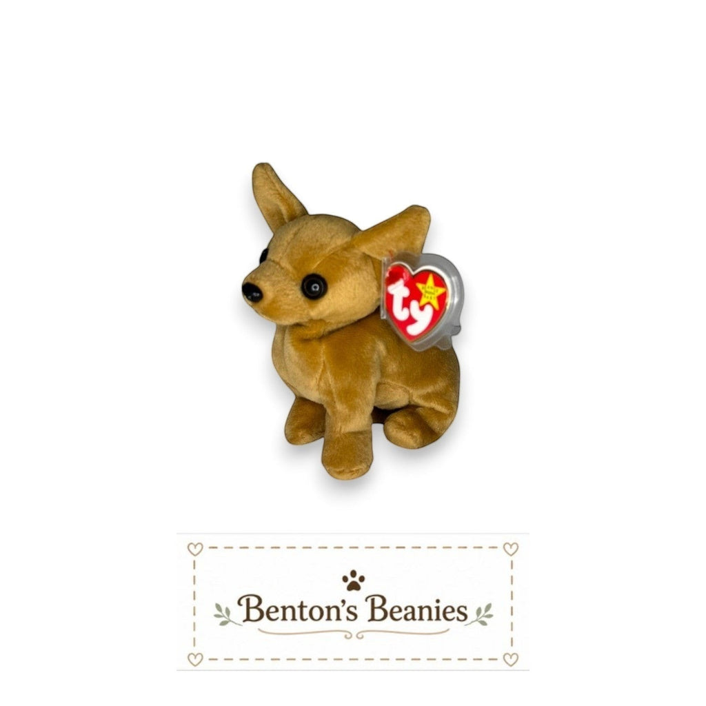 Tiny The Chihuahua TY Beanie Baby | Mint Heart & Tush Tag