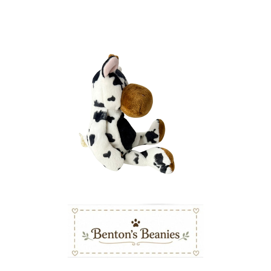 Tipsy the Cow TY Beanie Baby | Mint Heart & Tush Tag