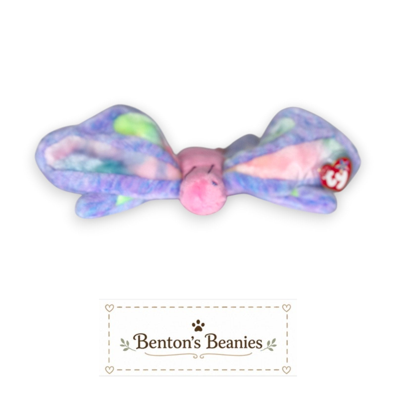 Flitter the Butterfly TY Beanie Buddies | Mint Tags