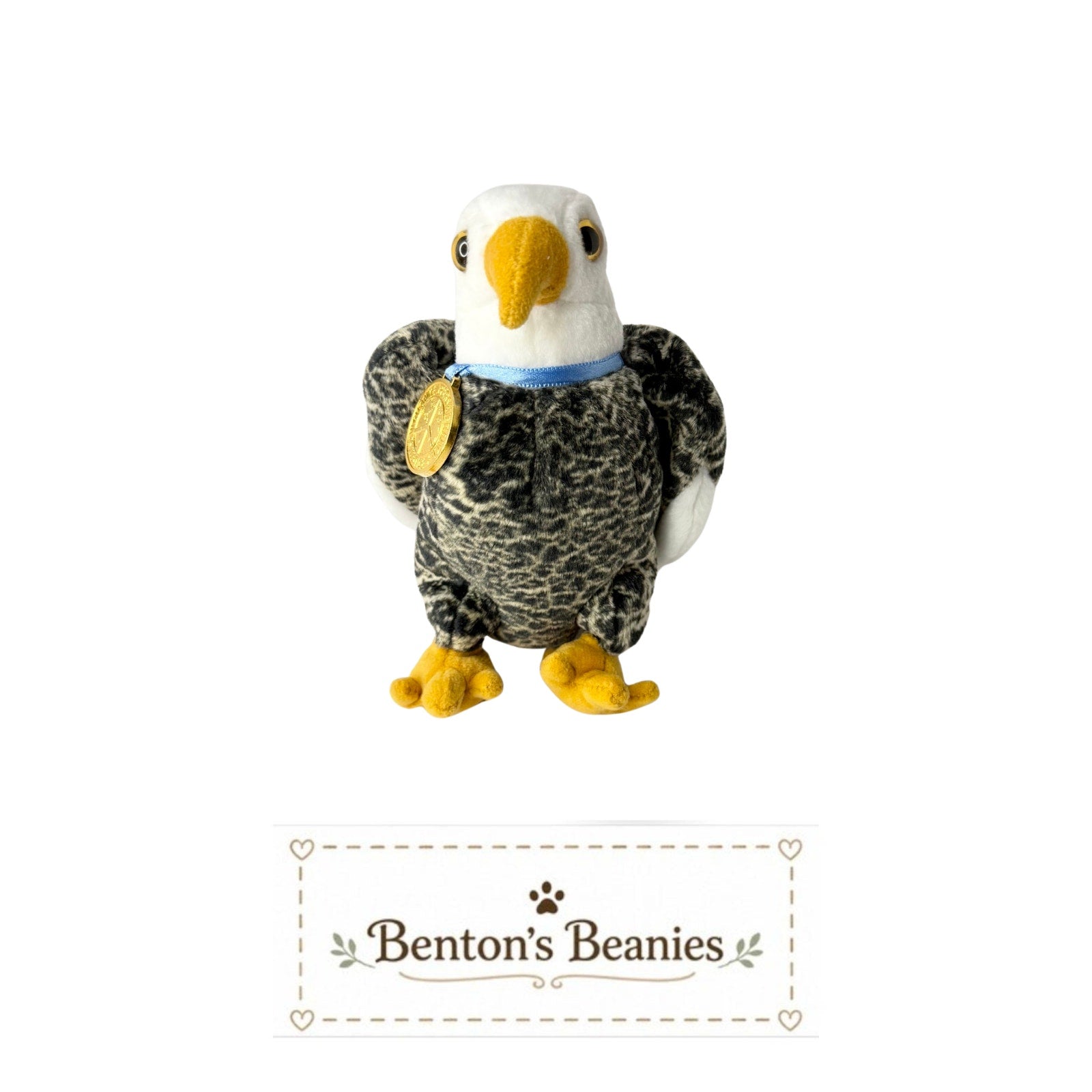 Valor the Eagle TY Beanie Baby | Mint Heart & Tush Tag