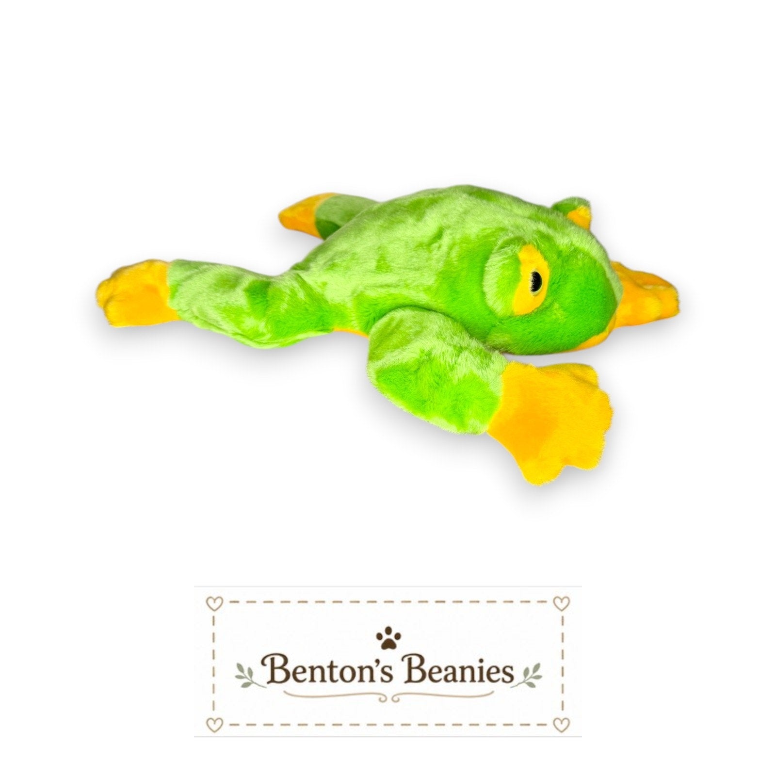 Smoochy the Frog TY Beanie Buddies | Mint Heart & Tush Tags