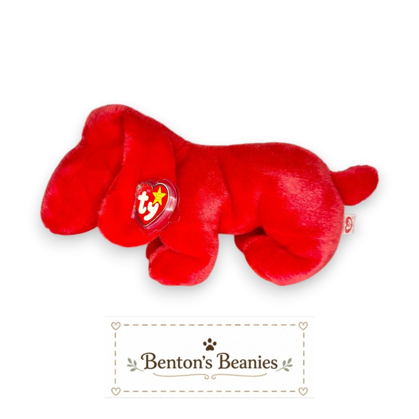 Rover the Red Dog TY Beanie Buddies | Mint Tags