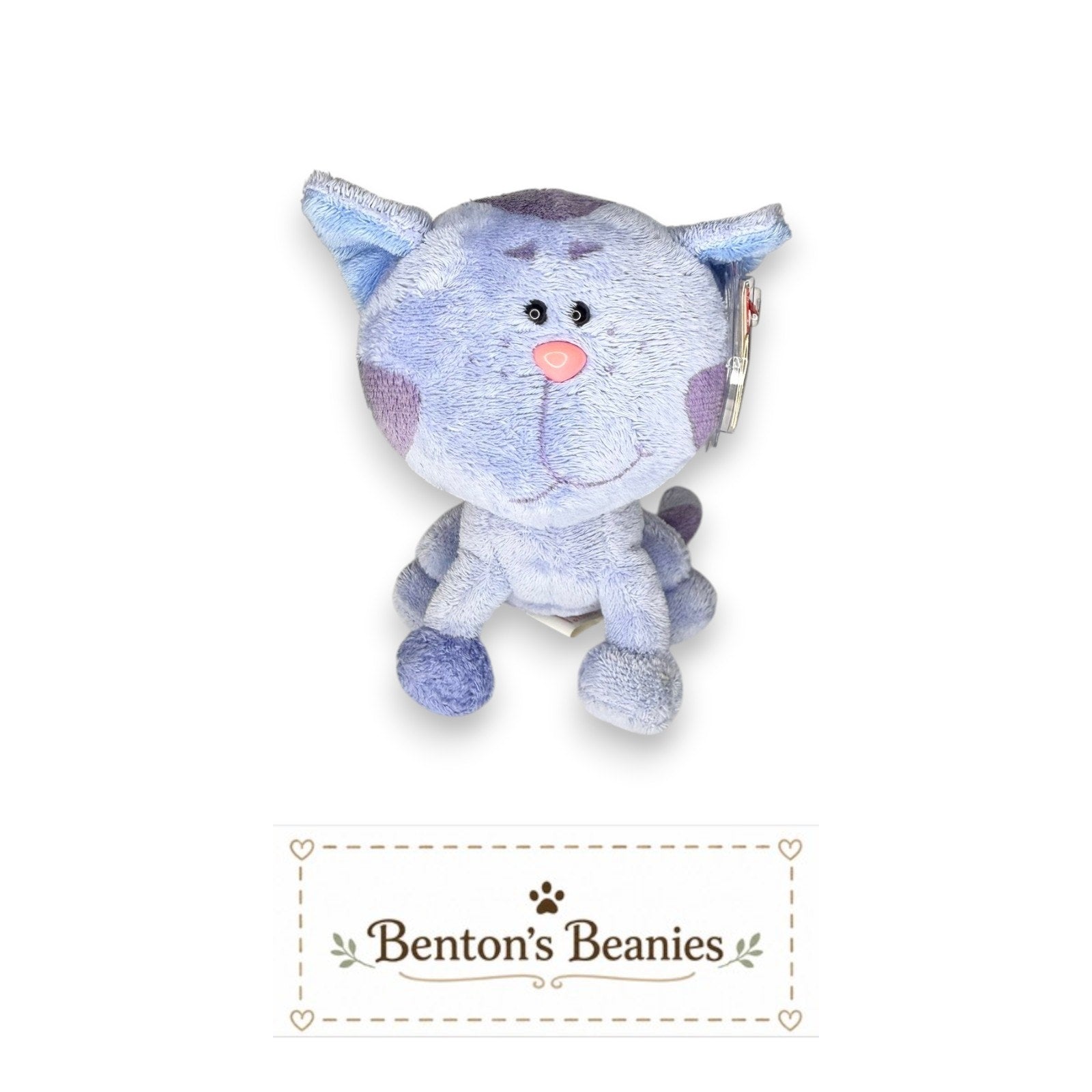 Periwinkle | Blue's Clues TY Beanie Baby | Mint Heart Tag