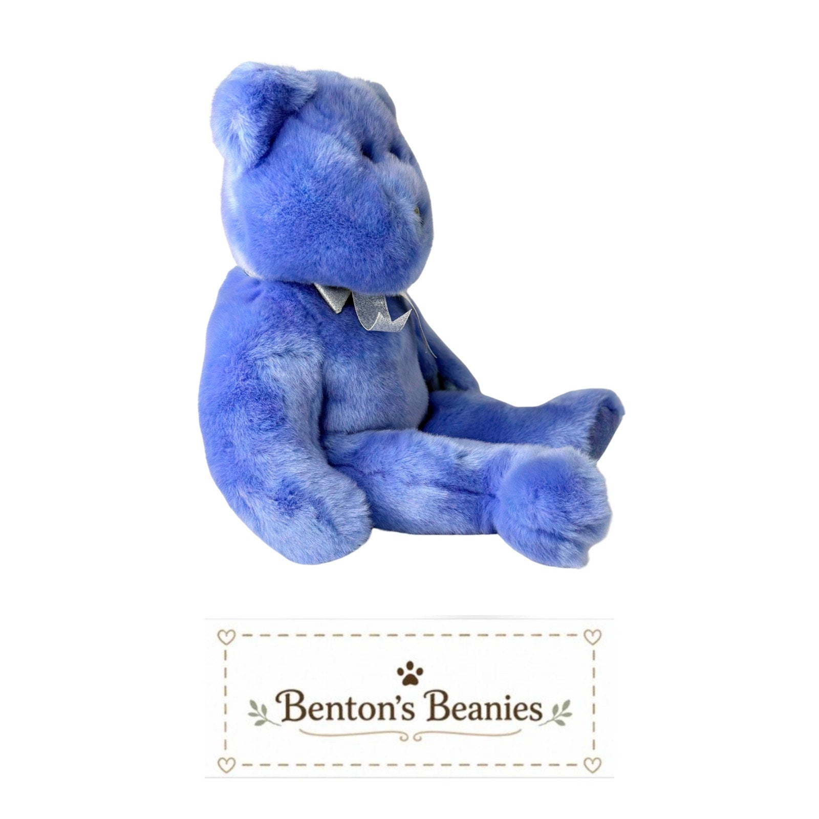 Clubby II Bear TY Beanie Buddies | Mint Heart & Tush Tags
