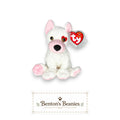 Cupid the Dog TY Beanie Baby | Mint Heart & Tush Tag
