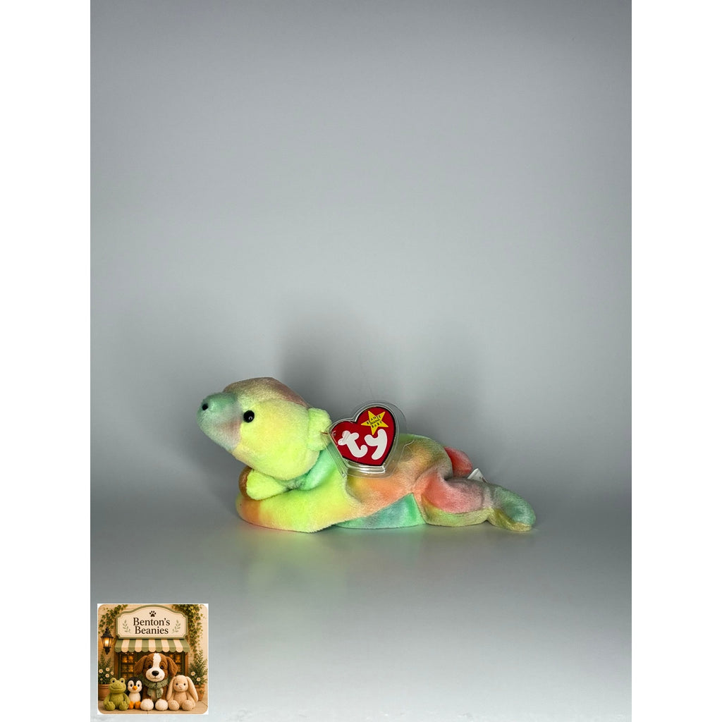 Sammy the Bear TY Beanie Baby | Mint Heart/Tush Tag