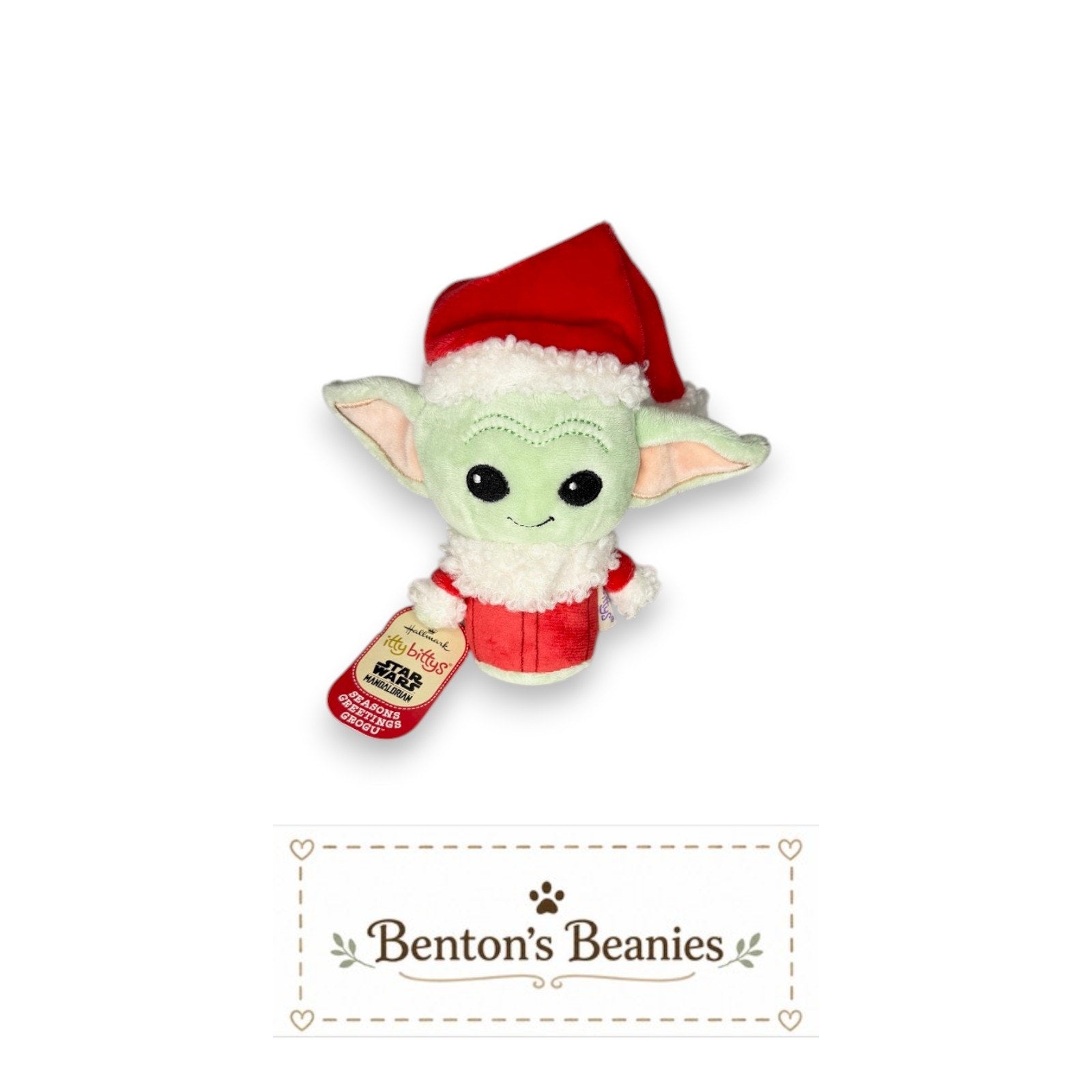 Grogu Holiday Hallmark itty bittys Plush